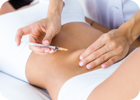 Women getting Weight loss injections